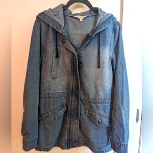 Hooded Denim Jacket